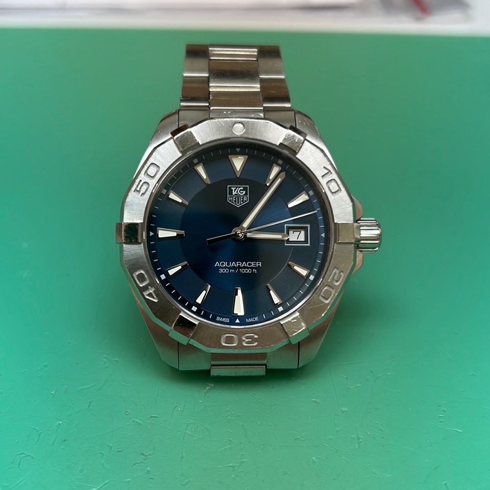 TAG Heuer Aquaracer WAY1112 300M Blue Dial Quartz Watch